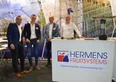 Jeroen de Beste, Jack Hermens, Ernst Hermens en Pieter Aalbers van Hermens Fruitsystems